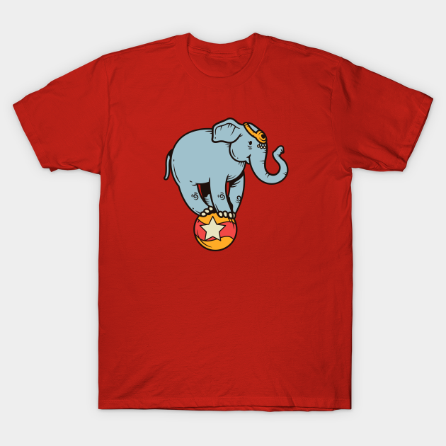 Vintage Cartoon Circus Elephant - Circus Elephant - T-Shirt | TeePublic Vintage Cartoon Circus Elephant - Circus Elephant - T-Shirt | TeePublic