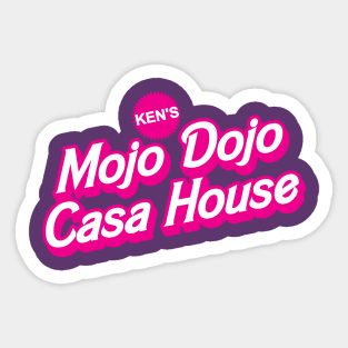 Ken's Mojo Dojo Casa House Sticker - Inspired by the Barbie Movie -  NatterDoodle