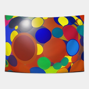 Abstract Bouncy Ball - Super Cool Tapestry