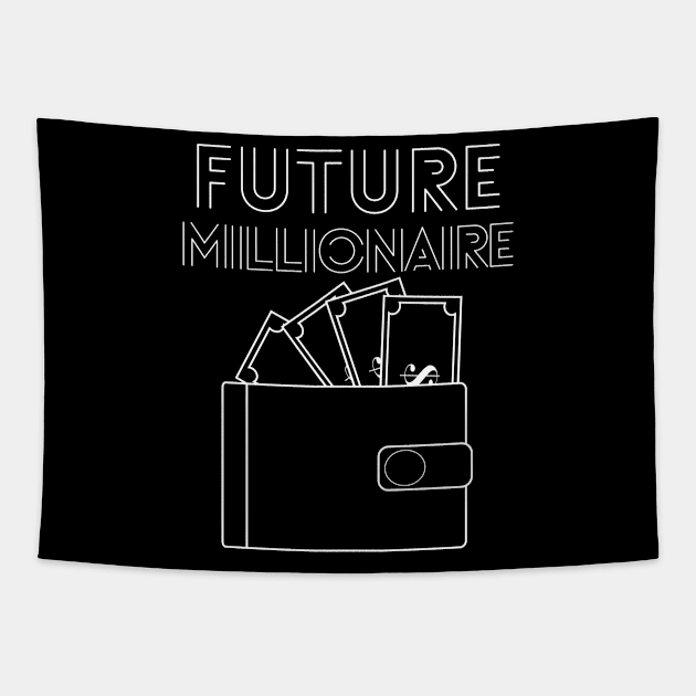 Future Millionaire -  wallet Tapestry by RIVEofficial