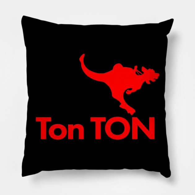 Ton-TON Pillow by Mike Hampton Art