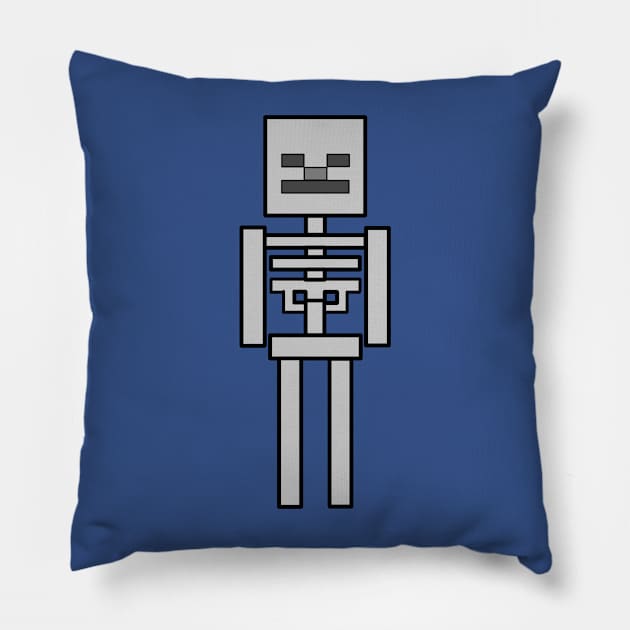 Simple Skeleton Pillow by tabslabred