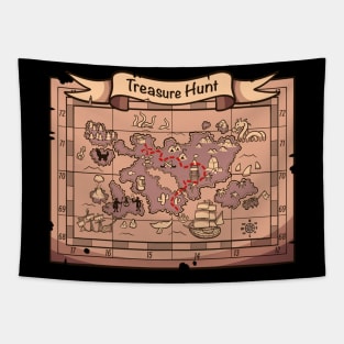 Treasure Map Tapestry