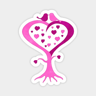 Valentines tree Magnet