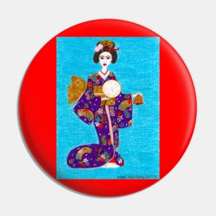 Geisha Doll Pin