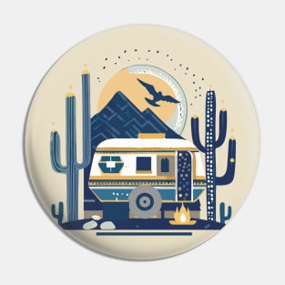 Desert Camping Pin