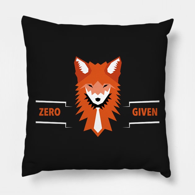 Zero Fox Given Pillow by nevrfails