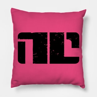 Battle Damaged Non Compliant Logo Pillow