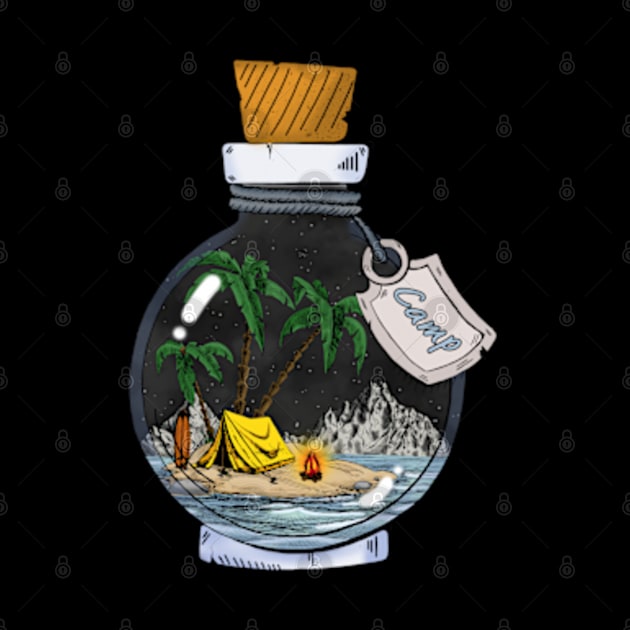 Campground in a Bottle by Lavender Celeste