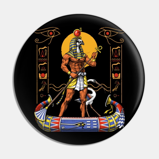 Egyptian God Ra Pin by underheaven