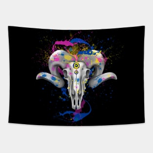 Skull and spray Tapestry