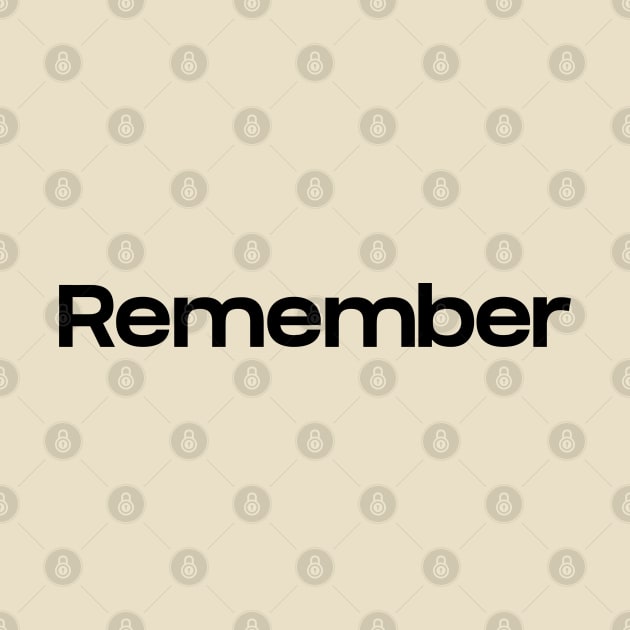 Remember by NomiCrafts