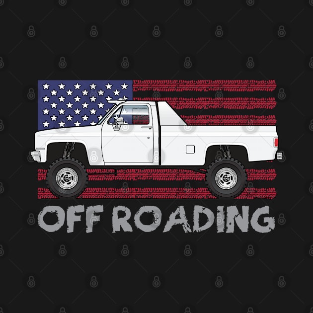 White Off Roading Truck by JRCustoms44