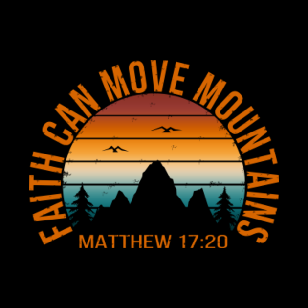 faith can move mountains - Faith Can Move Mountains - Mask | TeePublic