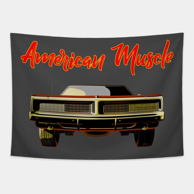 American Muscle Tapestry by FurryBallBunny