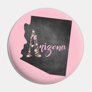 Arizona Flower State Pin