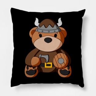 Viking Teddy Bear Pillow