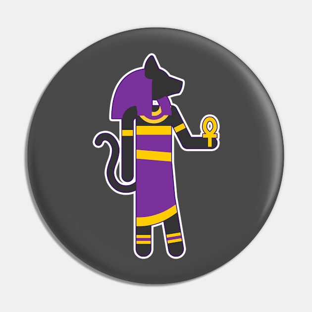 Simple Gods - Bastet Pin by DoctorDestructoDome