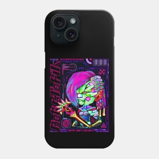 Cyberpunk Warrior Girl BoRGToPiA 007 Phone Case