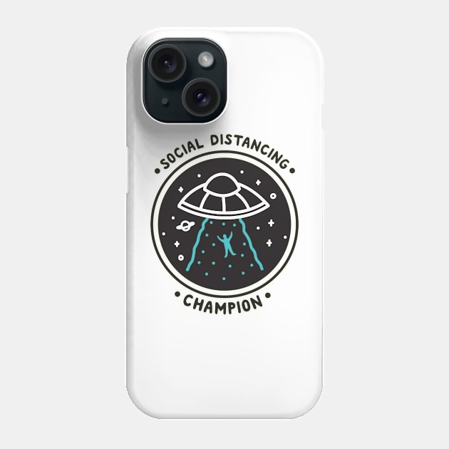 Social Distancing Champion Phone Case by AbundanceSeed