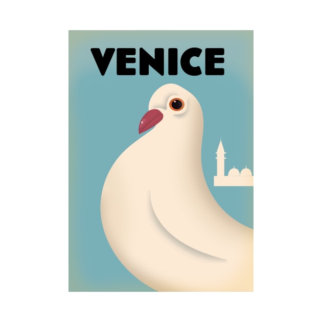 Venice travel poster by nickemporium1