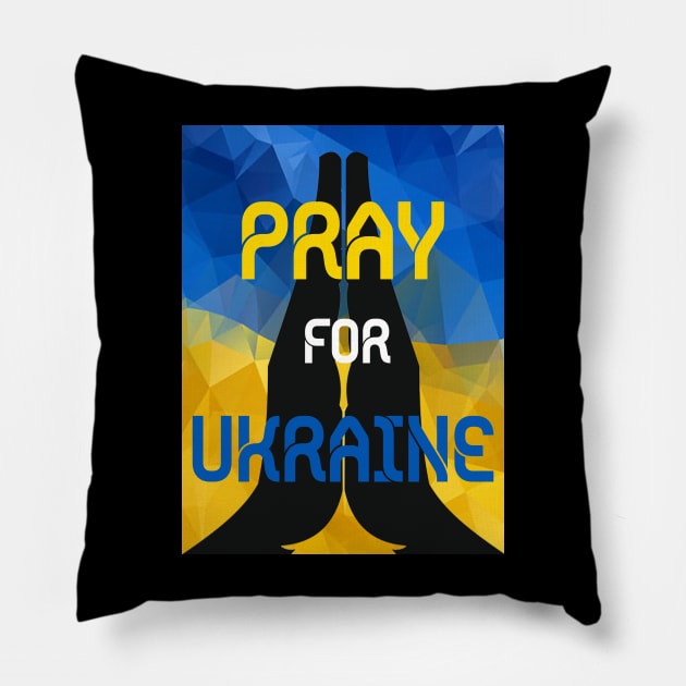 Pray for Ukraine Pillow by teesmile