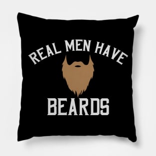 Real Men Beard Pillow