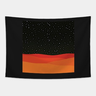 Night on Planet Mars Tapestry