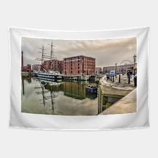 Albert Dock reflections, Liverpool Tapestry