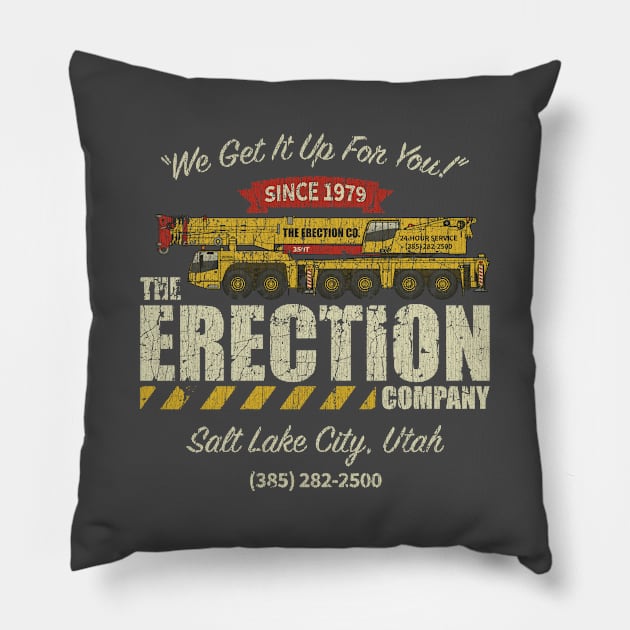 The Erection Company Pillow by JCD666