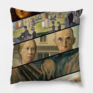 Classic Paintings Mockup Pillow