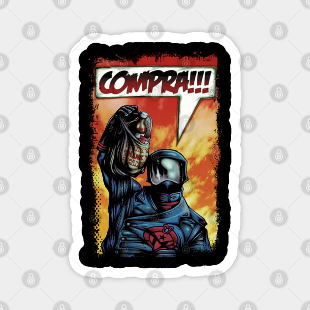 "COMPRA COMMANDER" Magnet by joeyjamesartworx