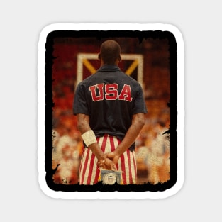 JORDAN in USA Basketball Magnet