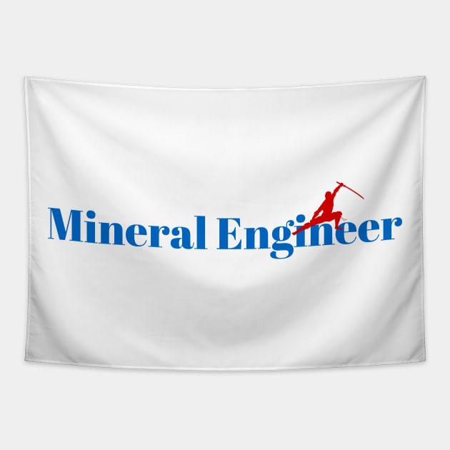 Master Mineral Engineer Ninja Tapestry by ArtDesignDE