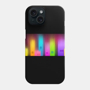 Led City Illuminated in Colors Phone Case