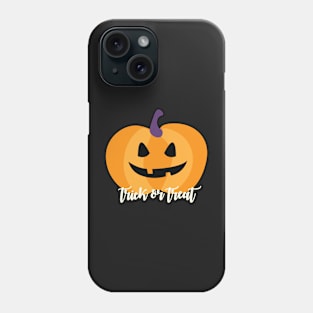 Trick or Treat Pumpkin Phone Case