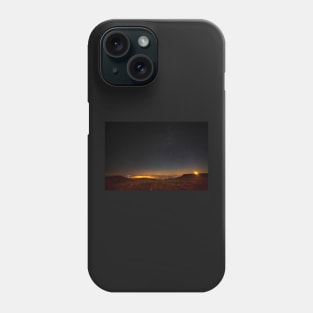 Moonrise with Fan y Big, Brecon Beacons National Park, Wales Phone Case