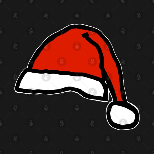 Christmas Hat for Santa by ellenhenryart