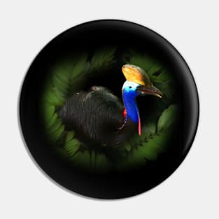 Southern cassowary Pin