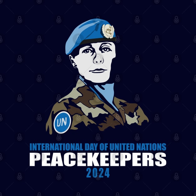 International Day of UN Peacekeepers 2024 by Womens Art Store