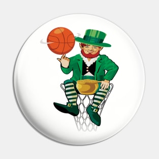 st patricks day basketball kids gift Pin