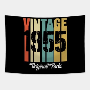 Vintage 1955 Original Parts Retro Vintage Birthday Gifts 65s Tapestry