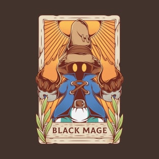 Black Mage Tarot Card T-Shirt