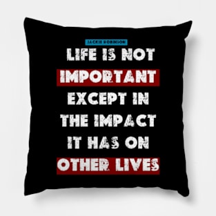 jackie robinson legend football pictures quotes and sayings Pillow