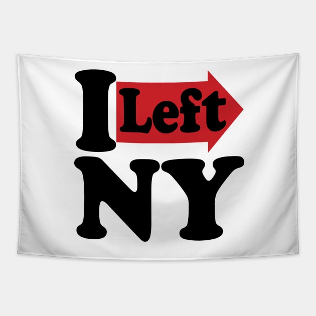 I Left NY Tapestry by pelagio