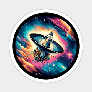 Voyage to the Stars - Voyager Spacecraft Magnet