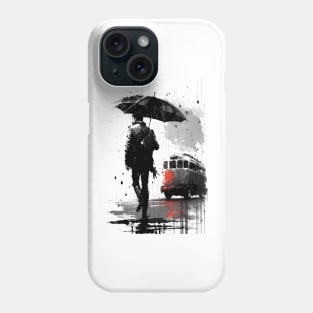 Dreary Bus Stop Phone Case