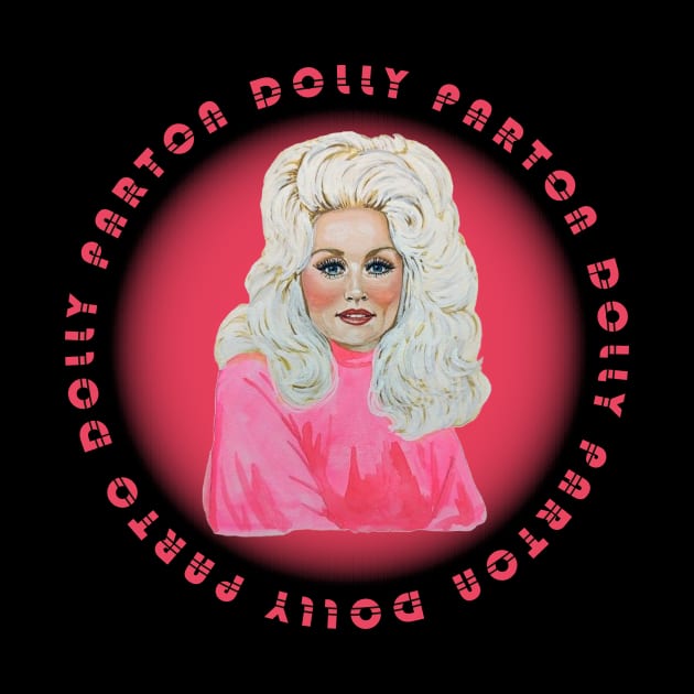 dolly parton circle pink by aldistar