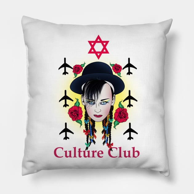 Culture Club Pillow by MARK ASHKENAZI