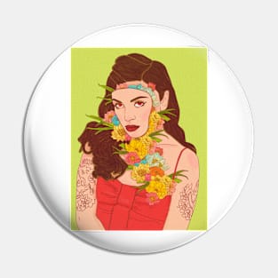 Mon Floral Pin